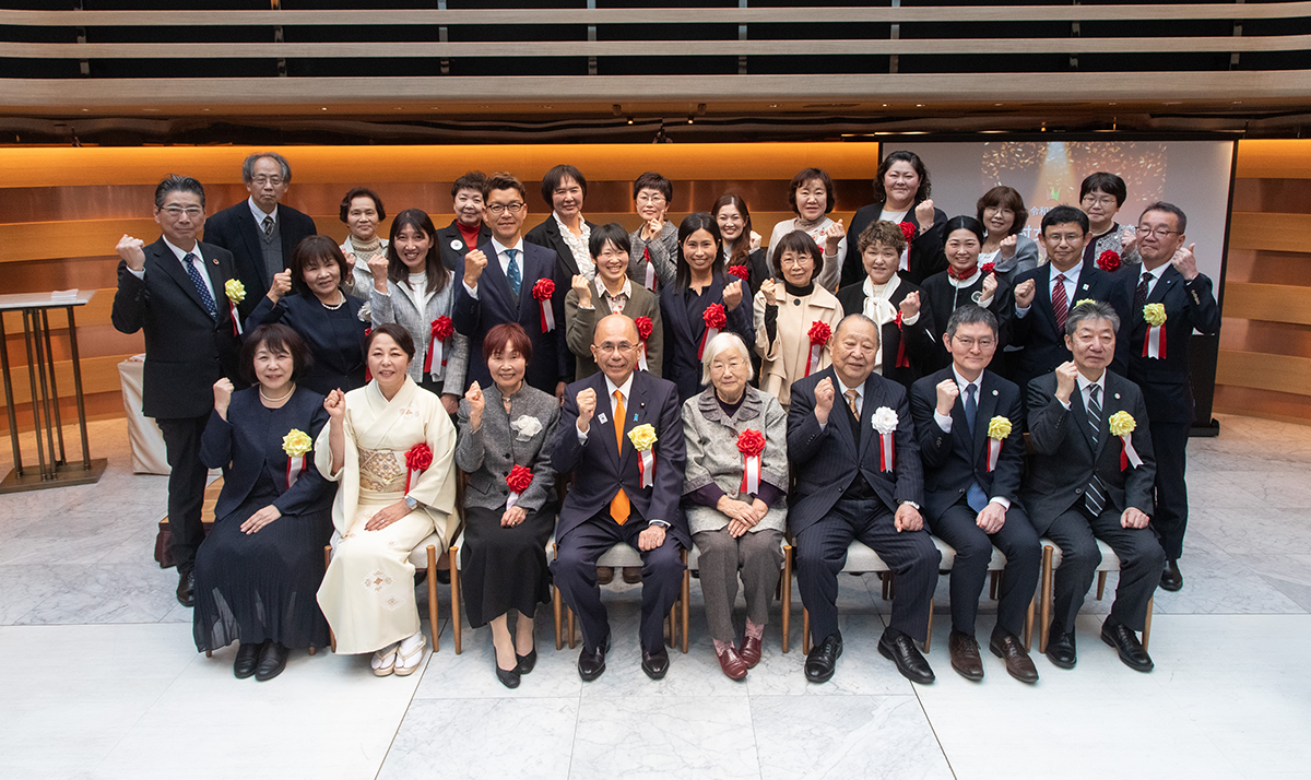 令和7年度表彰式の様子
